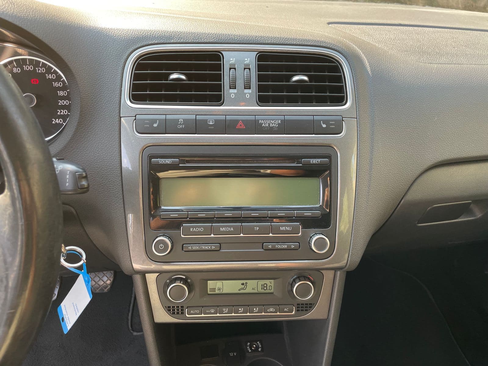Volkswagen Polo 1.6 TDI 90 ch Confortline Gris
