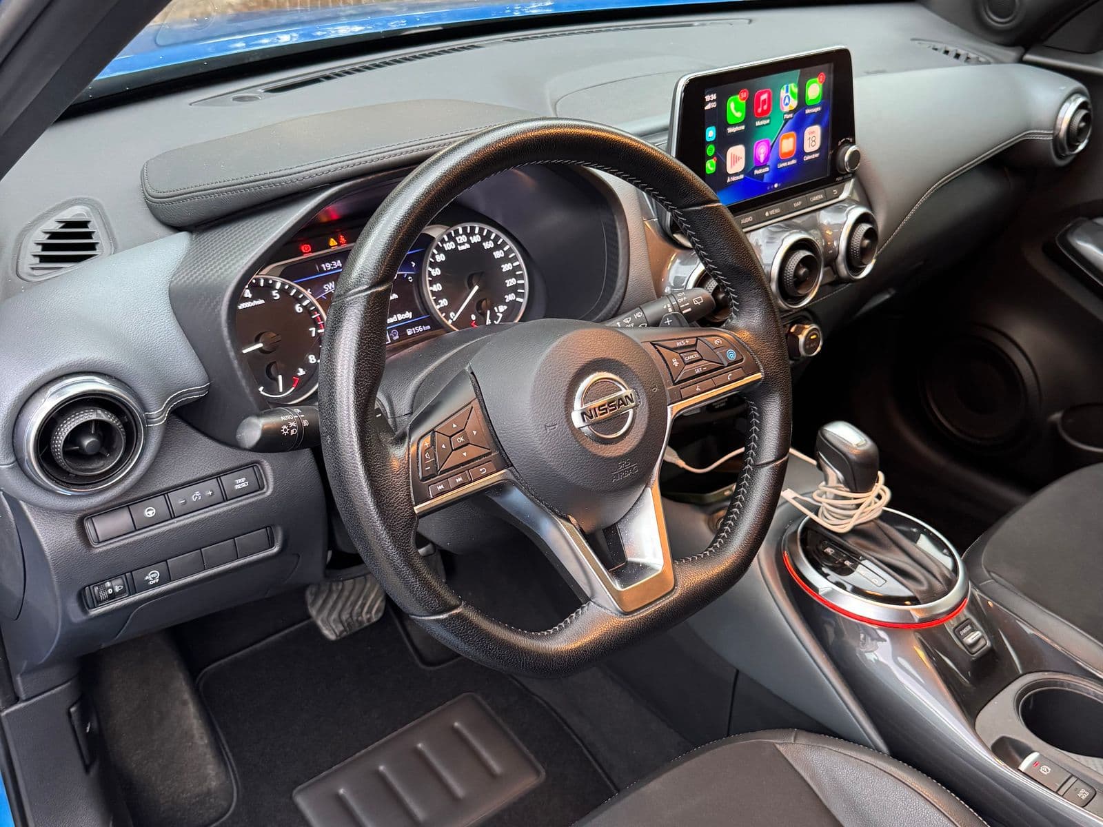 Nissan Juke 1.0 DIG-T 114 ch DCT7 Tekna Bleu