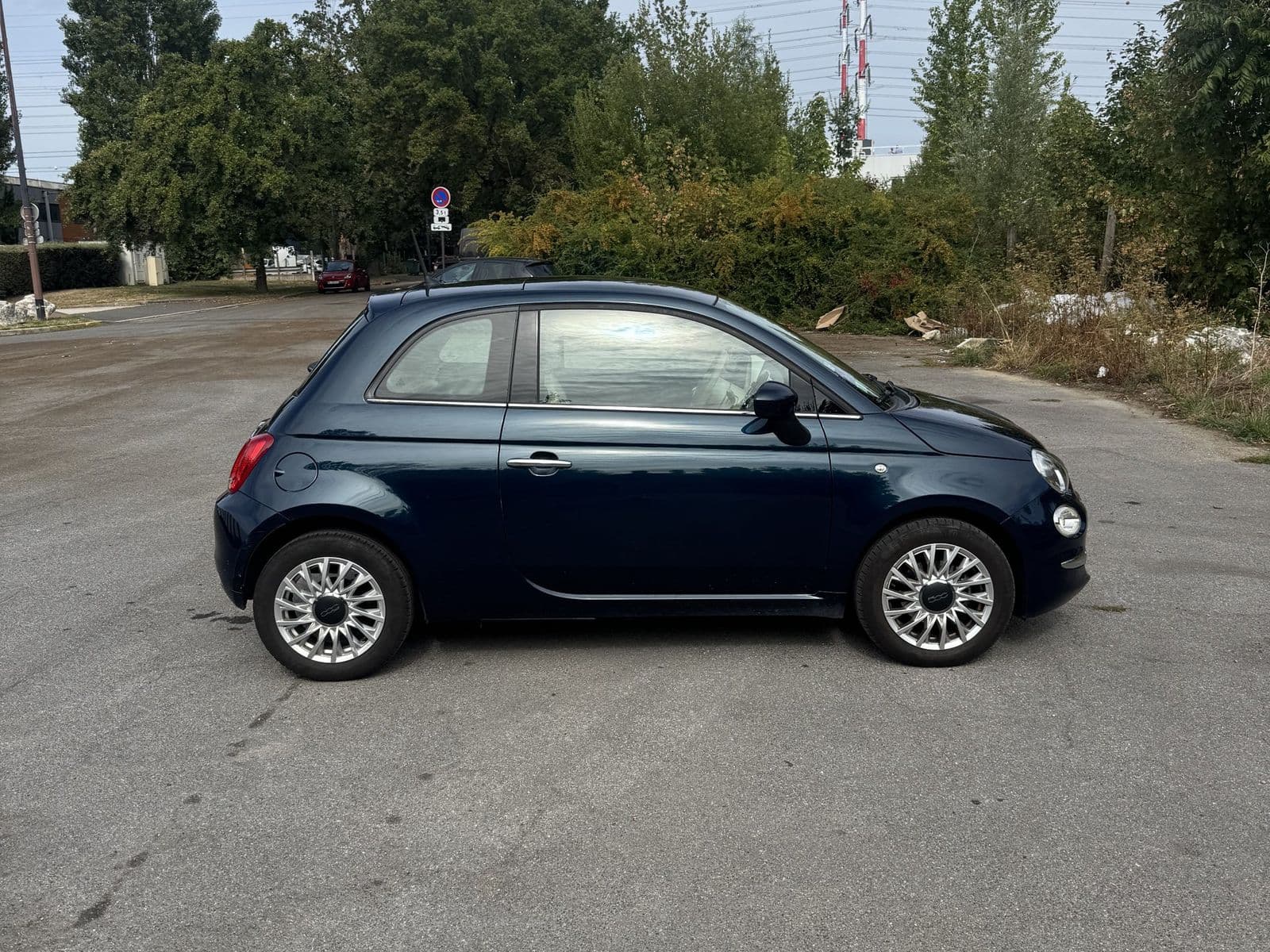 Fiat 500 1.2 8v 69 ch Lounge Bleu