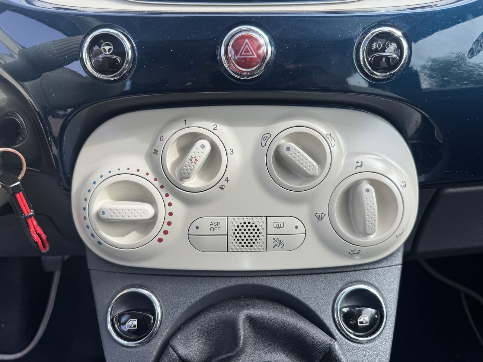 Fiat 500 1.2 8v 69 ch Lounge Bleu