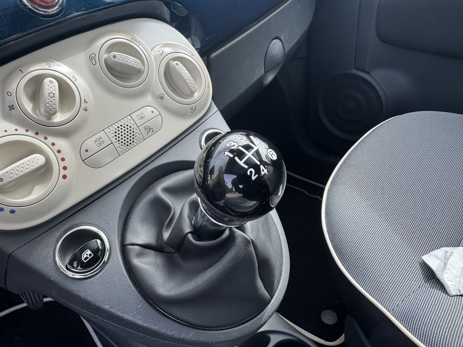 Fiat 500 1.2 8v 69 ch Lounge Bleu
