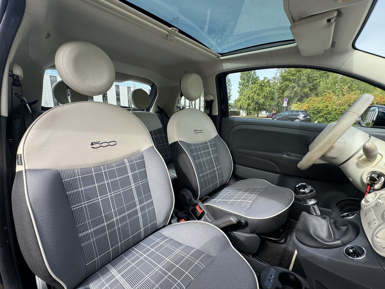 Fiat 500 1.2 8v 69 ch Lounge Bleu