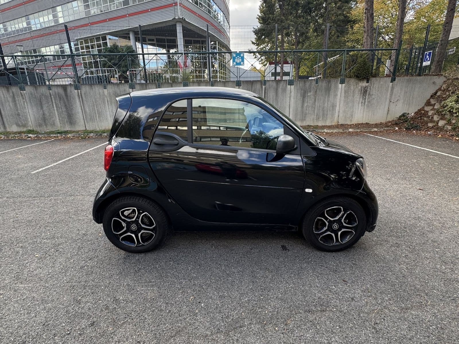 Smart Fortwo Coupé 1.0 71 ch SS BA6 Pure Noir